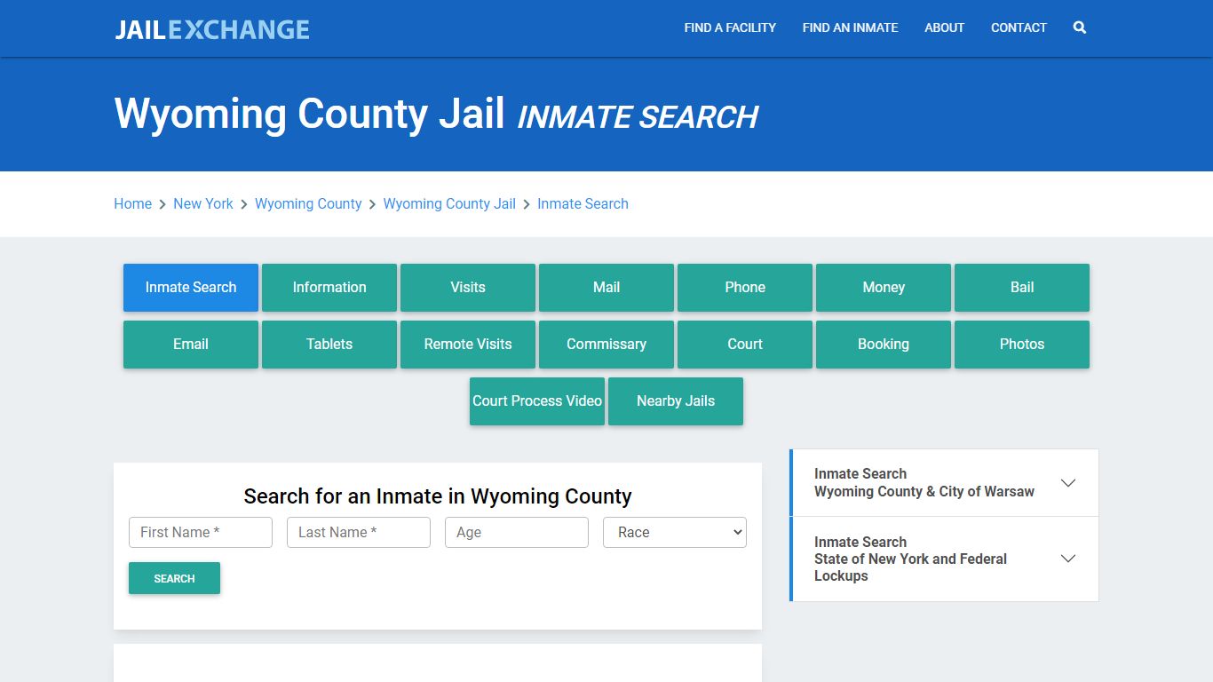 Wyoming County Jail, NY Inmate Search: Roster & Mugshots